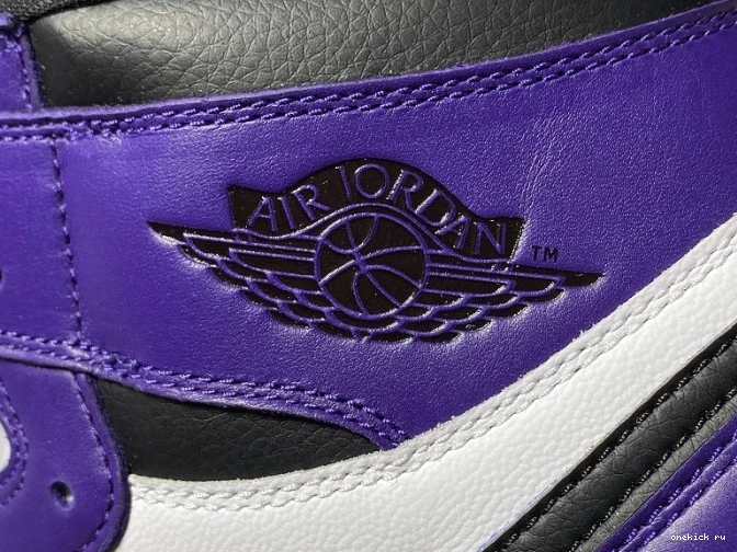 Rep Onekick 555088-500 Court OG Air Jordan Purple 1 High 0729